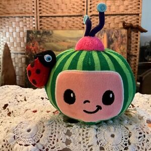 CoComelon Watermelon Plush Toy‎ with Ladybug Stuffed Animal Pillow Pal